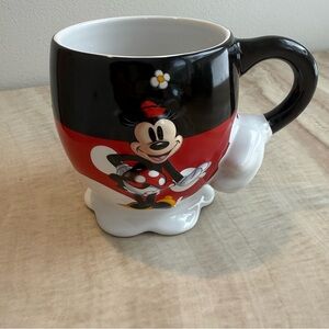 Disney Parks Minnie Mouse 3D ceramic mug